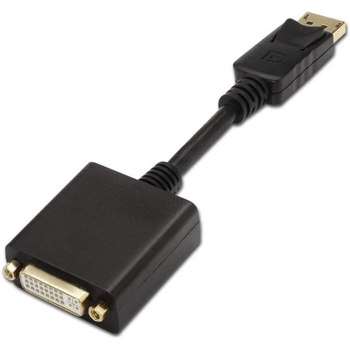 Aisens Conversor DisplayPort Macho a DVI Hembra Single Link Negro 15cm